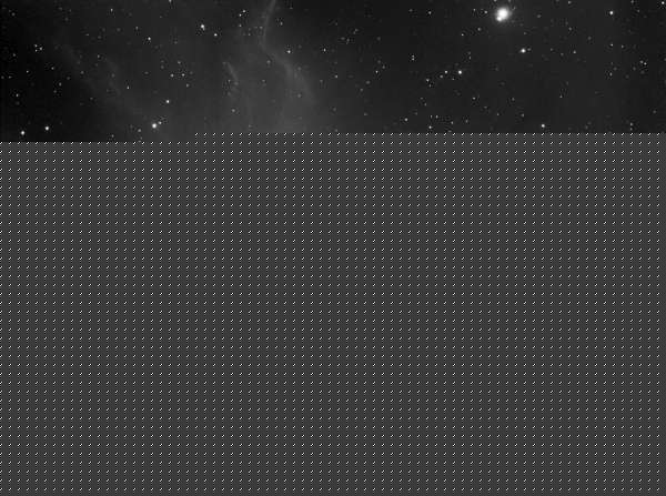 Flame and Horsehead Nebulae in Hydrogen Alpha